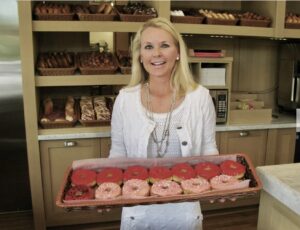 Mindy Hildebrand on opening day of her wildly successful River Oaks Donuts. Now she is Donald Trump’s ambassador to Costa Rica selection. (Photo by Shelby Hodge)